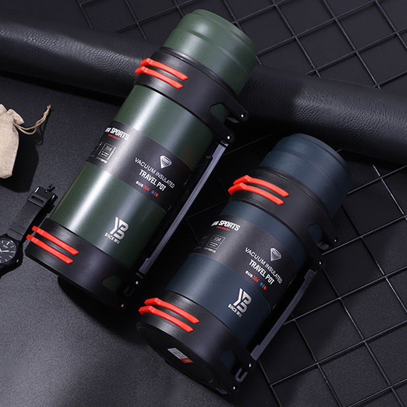 Car Stainless Steel Hot Water Thermos Outdoor Large Capacity