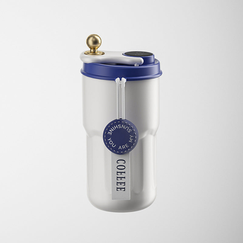 316 Stainless Steel Coffee Cup Intelligent Temperature Measuring Vacuum Cup