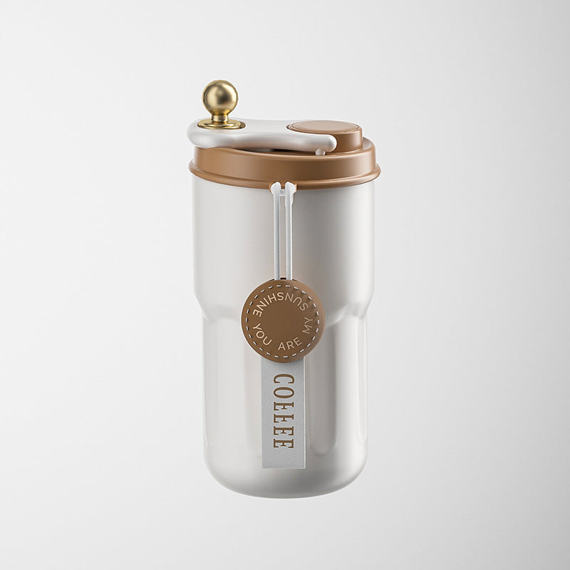316 Stainless Steel Coffee Cup Intelligent Temperature Measuring Vacuum Cup