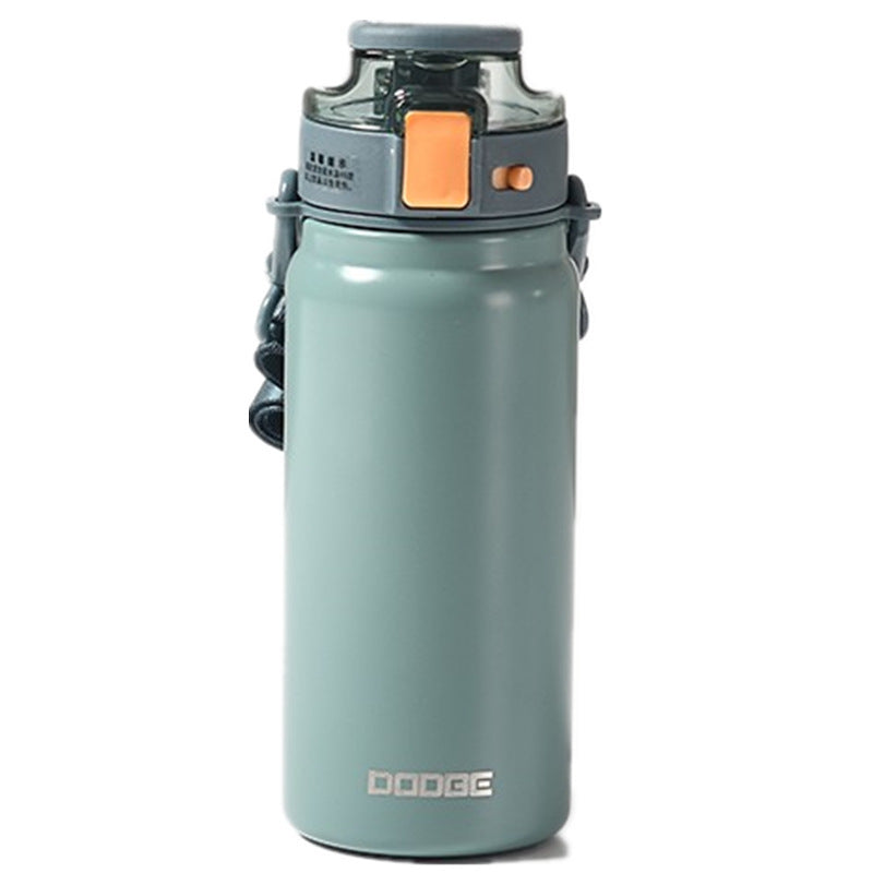 Sports  Cup Large Capacity Straw Stainless Steel