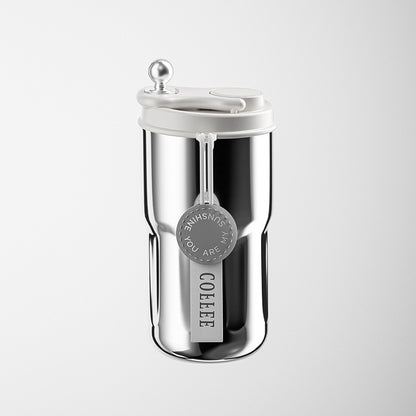 316 Stainless Steel Coffee Cup Intelligent Temperature Measuring Vacuum Cup