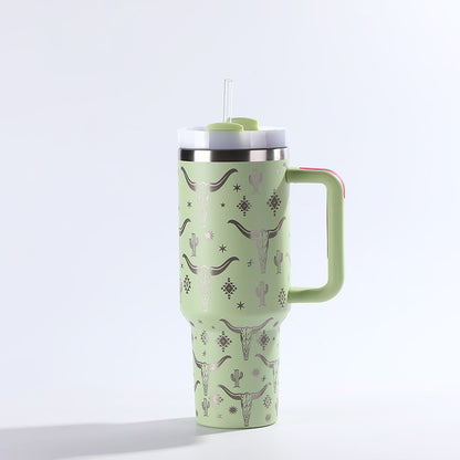 Stainless Steel With Straw Cup