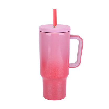 40oz Gradient Color Cup Stainless Steel Rainbow Paint
