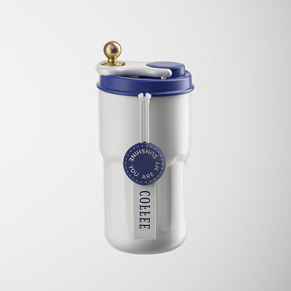 316 Stainless Steel Coffee Cup Intelligent Temperature Measuring Vacuum Cup