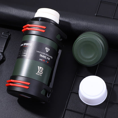 Car Stainless Steel Hot Water Thermos Outdoor Large Capacity