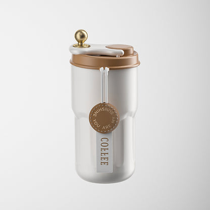 316 Stainless Steel Coffee Cup Intelligent Temperature Measuring Vacuum Cup